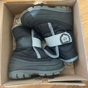 Kamik Black and Gray Kids' Snow Boots